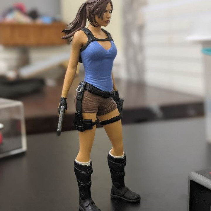 Tomb Raider Lara Croft Figure 3d Printed In Resin