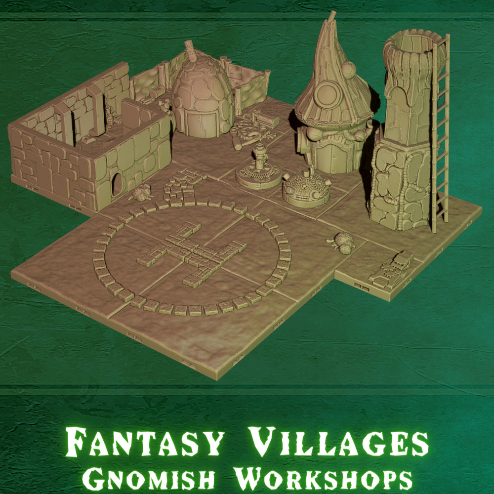 Image of Fantasy Villages: Gnomish Workshops
