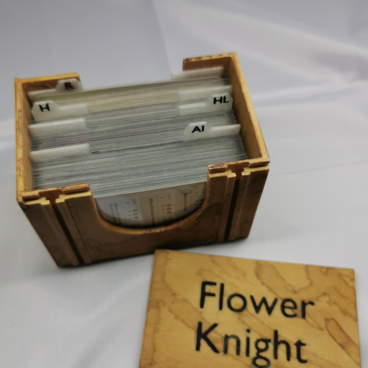 Kindom Death: Flower Knight Card Box