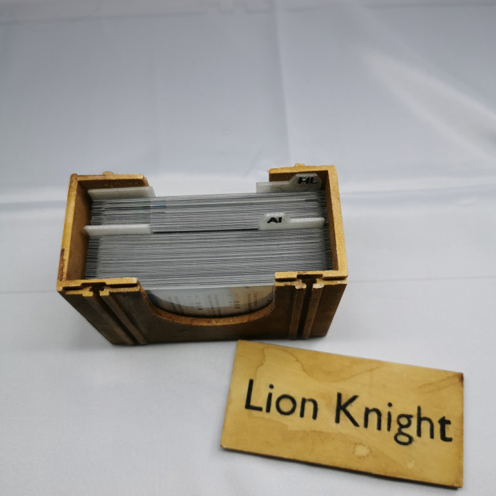 Kingdom Death: Lion Knight Card Box
