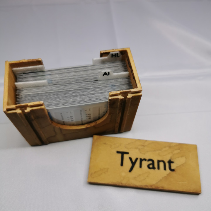 Kingdom Death: Tyrant Card Box