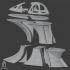 Zanat, The Abandoned World-Ship. 3d Printing Designs Bundle. Alien Eldar Scifi Craftworld. Terrain and Scenery for Wargames image