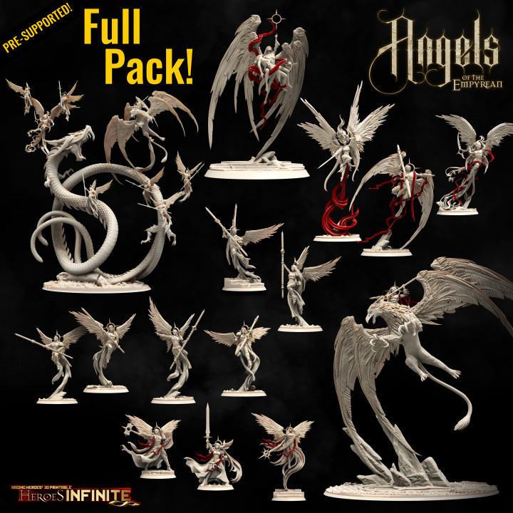 $90.00Full Pack Angels Of the Empyrean (includes Vrilz'Ga-Mor, Great Wyrm of Treachery)
