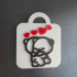 Emoji bear keychain image