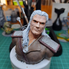 Picture of print of Geralt of Rivia / the Witcher bust / Henry Cavill