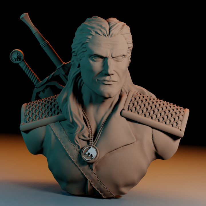 Geralt of Rivia / the Witcher bust / Henry Cavill