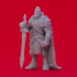Armored Fighter - Tabletop Miniature (Pre-Supported) image