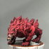 Fire Bear - Elemental Creature - PRE SUPPORTED - D&D - 32mm scale print image