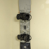 Snowboard Wall Mount, Adjustable ("Exhibit A") print image