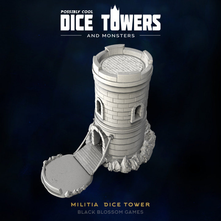 C05 Militia :: Possibly Cool Dice Tower's Cover