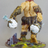 Titan with flails (Pre Supported) print image