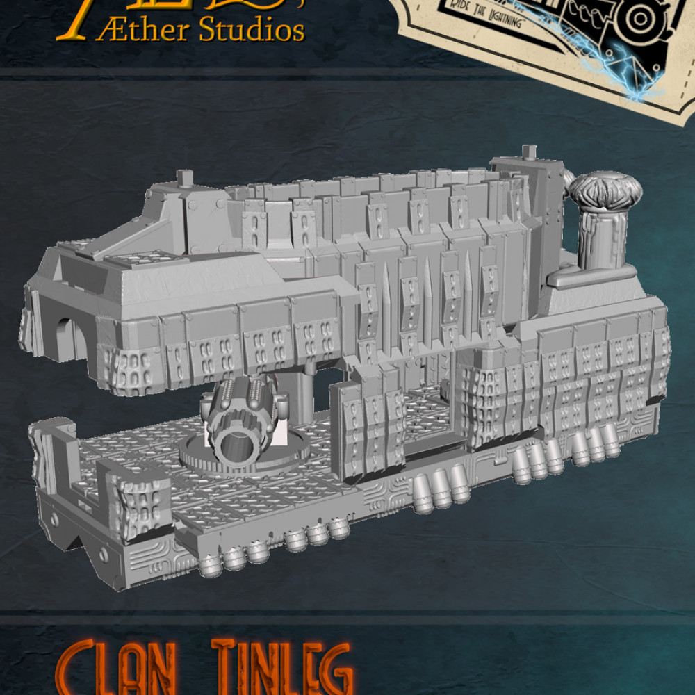 Image of Electro Rail Trains - Clan Tinleg Fortress Car