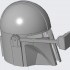 The Mandalorian Helmet print image