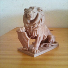 Picture of print of Lion sculpture This print has been uploaded by Art de la sculpture