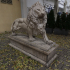 Lion sculpture at Prater Park, Vienna image