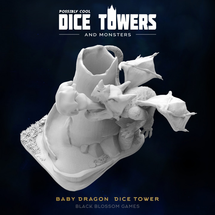 C09 Baby Dragon :: Possibly Cool Dice Tower's Cover