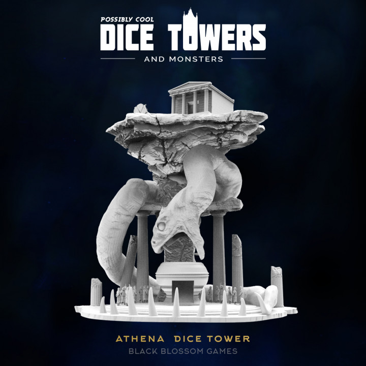 B04 Athena :: Possibly Cool Dice Tower's Cover