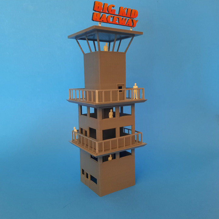 HO Scale Racetrack Control Tower