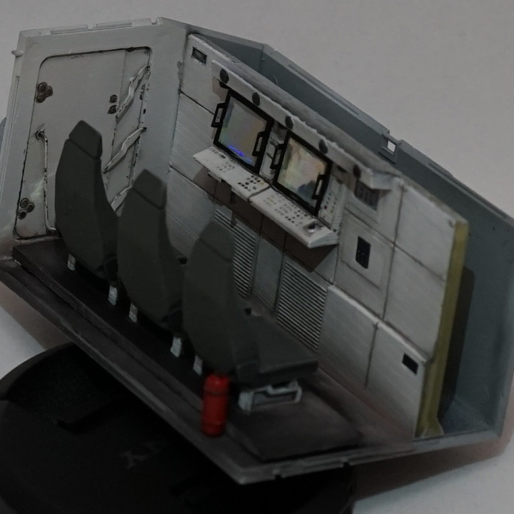 Pantsir-S1 combat compartment interior