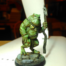 Picture of print of Slaad (Green)  - Tabletop Miniature