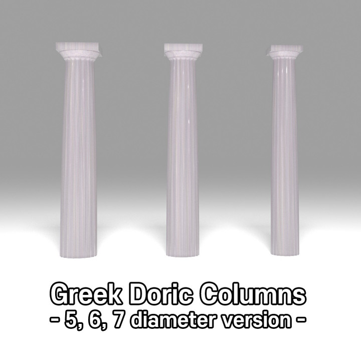 $5.00the Greek Doric Order Columns * Updated 10/19/2021
