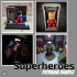 SuperHeroes Diorama Bundle - Wekster Mini's not included image