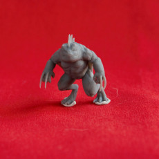 Picture of print of Slaad (Gray)  - Tabletop Miniature (Pre-Supported)