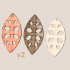 Earrings 'leaf art v2' image