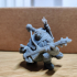 Tortle Bard Miniature - Pre-Supported print image