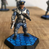 Cyber Forge Officer Pomelo print image