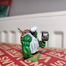 Picture of print of Tortle Adventurer 04 Miniature - Pre-Supported