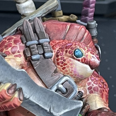 Picture of print of Tortle Blademaster Miniature - Pre-Supported This print has been uploaded by AZULBLUE