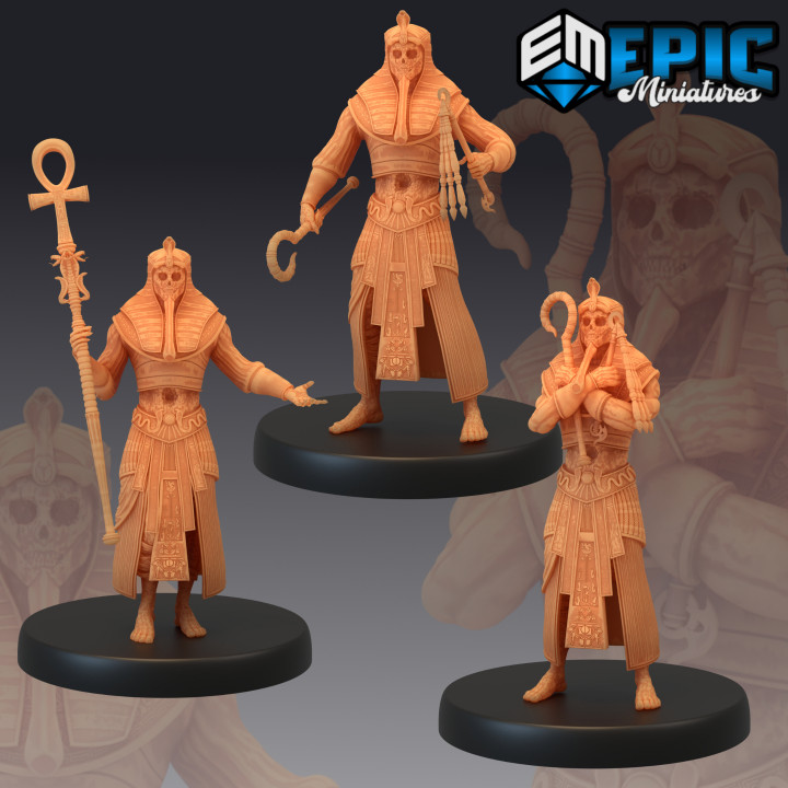 Cthulhu The Black Pharaoh versch Epic Minis: Nyarlathotep Resin Varianten