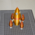 Retro Rocketship ( Multi-Material ) image
