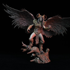 Picture of print of Lanfear The Harpy Queen - Dark Gods - Presupported