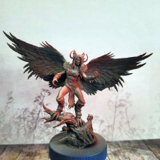 Picture of print of Lanfear The Harpy Queen - Dark Gods - Presupported
