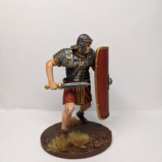 Picture of print of Roman Praetorian Guard 1st-2nd C. A.C. in action
