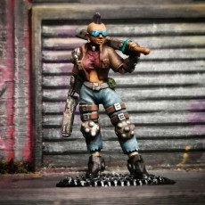 Picture of print of Cyberpunk battle thug