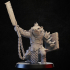 rat warrior with sword and sheld image