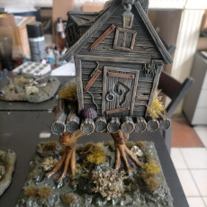 Picture of print of Swamp Terrain Witch Hut