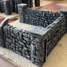 Picture of print of Stone Walls Modular Terrain Complete Set