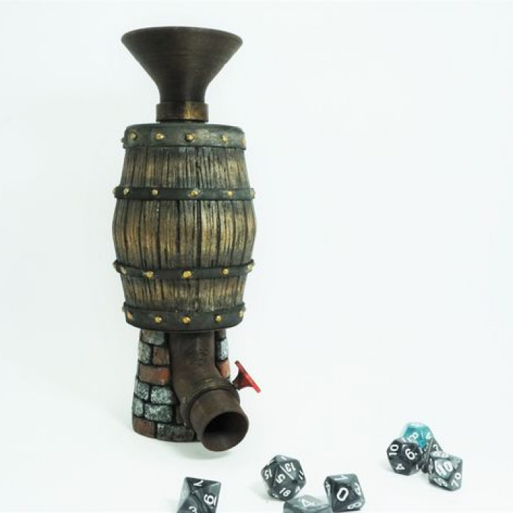 Craft a Barrel Dice Tower