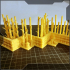 Bamboo terrain for tabletop games - Part II of III - "light wall" image