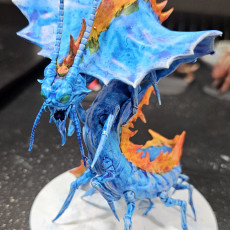Picture of print of Remorhaz - Tabletop Miniature (Pre-Supported)
