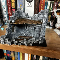 Picture of print of Ruined Town - Set of scenery - Free building