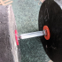 Olympic to Standard Barbell Dumbbell adapter weight plate 1in 26mm ID image