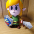 Link from Link's Awakening game- Multicolored image