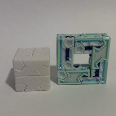 Picture of print of Tsugite Cube 2x2 Puzzle This print has been uploaded by Max Mayfield