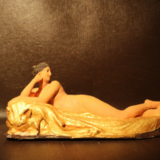 Picture of print of Reclining Naiad This print has been uploaded by Creative Journeys