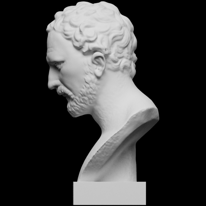 Portrait of Demosthenes, Athenian Statesman